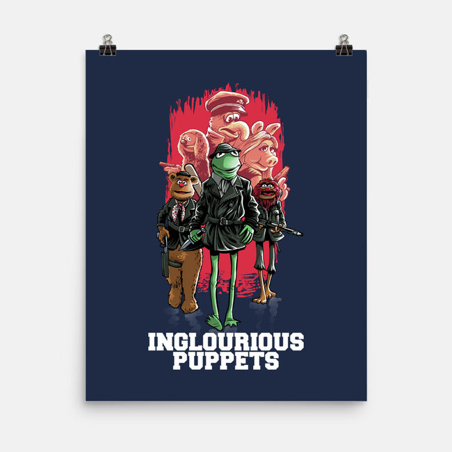 Inglourious Puppets-None-Matte-Poster-zascanauta