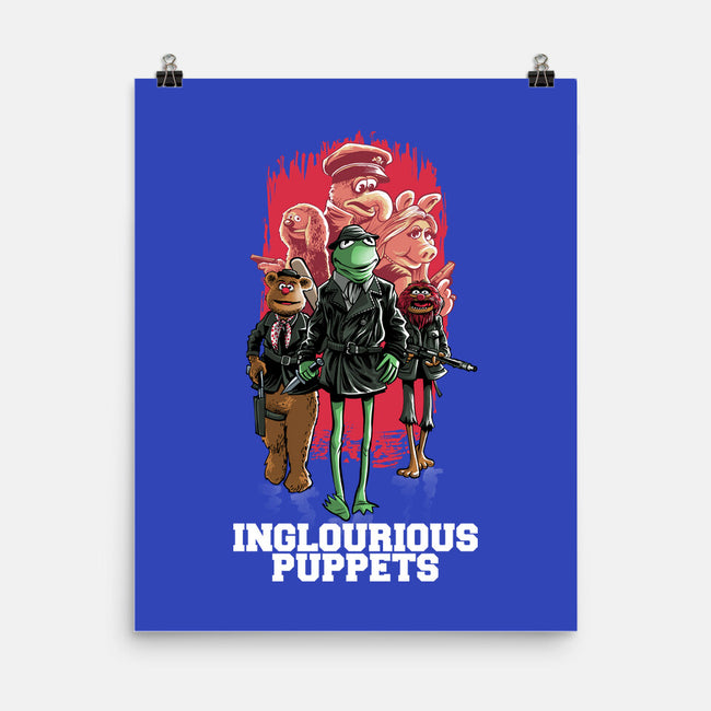 Inglourious Puppets-None-Matte-Poster-zascanauta