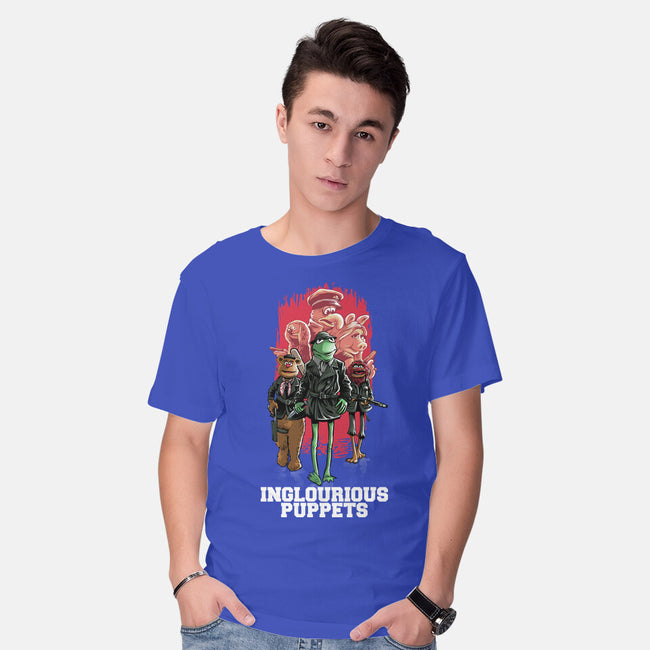 Inglourious Puppets-Mens-Basic-Tee-zascanauta