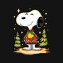 Snoopy's Cozy Christmas-Womens-Off Shoulder-Tee-JamesQJO