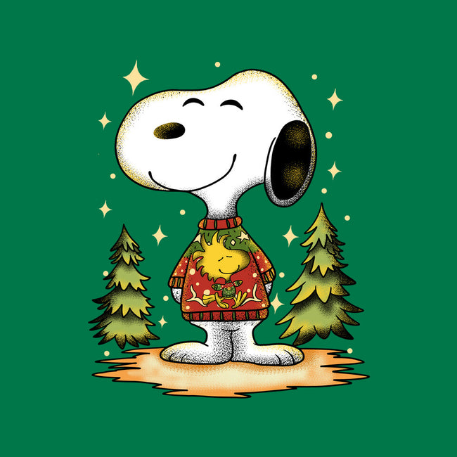 Snoopy's Cozy Christmas-Womens-Fitted-Tee-JamesQJO