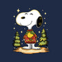 Snoopy's Cozy Christmas-Womens-Fitted-Tee-JamesQJO