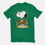 Snoopy's Cozy Christmas-Womens-Fitted-Tee-JamesQJO