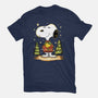Snoopy's Cozy Christmas-Womens-Fitted-Tee-JamesQJO