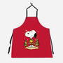 Snoopy's Cozy Christmas-Unisex-Kitchen-Apron-JamesQJO