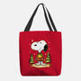 Snoopy's Cozy Christmas-None-Basic Tote-Bag-JamesQJO