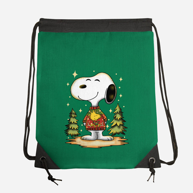 Snoopy's Cozy Christmas-None-Drawstring-Bag-JamesQJO