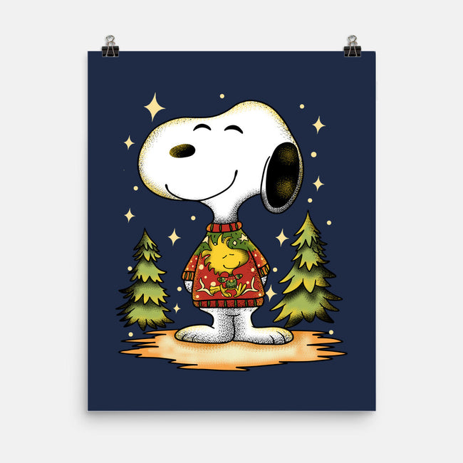 Snoopy's Cozy Christmas-None-Matte-Poster-JamesQJO