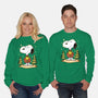 Snoopy's Cozy Christmas-Unisex-Crew Neck-Sweatshirt-JamesQJO