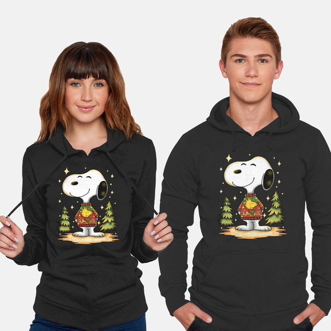 Snoopy's Cozy Christmas-Unisex-Pullover-Sweatshirt-JamesQJO
