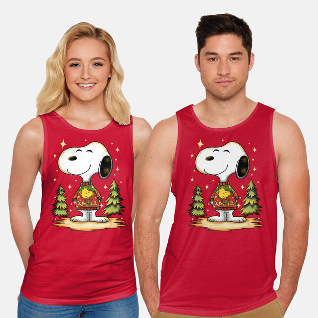 Snoopy's Cozy Christmas-Unisex-Basic-Tank-JamesQJO