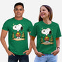 Snoopy's Cozy Christmas-Unisex-Basic-Tee-JamesQJO