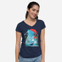 Christmas Is Here-Womens-V-Neck-Tee-constantine2454