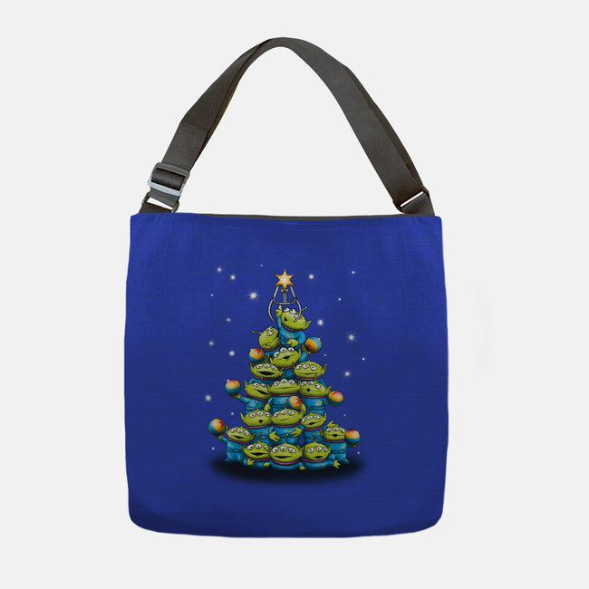 Ohh The Claw-mas Tree-None-Adjustable Tote-Bag-NMdesign