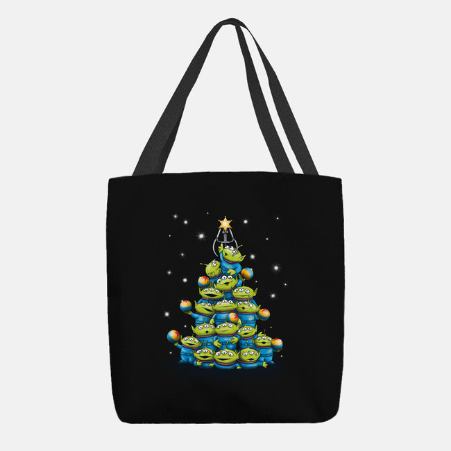 Ohh The Claw-mas Tree-None-Basic Tote-Bag-NMdesign