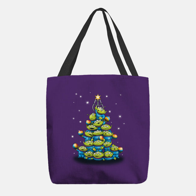 Ohh The Claw-mas Tree-None-Basic Tote-Bag-NMdesign