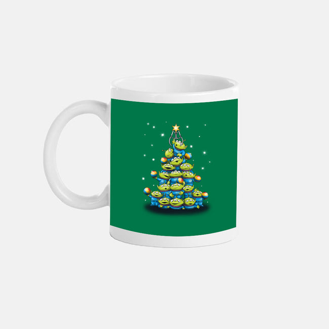 Ohh The Claw-mas Tree-None-Mug-Drinkware-NMdesign