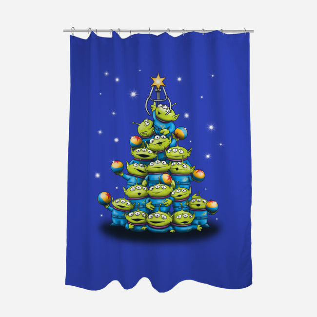 Ohh The Claw-mas Tree-None-Polyester-Shower Curtain-NMdesign