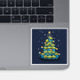 Ohh The Claw-mas Tree-None-Glossy-Sticker-NMdesign