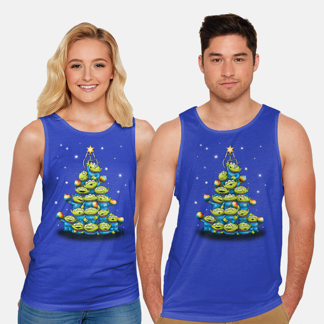 Ohh The Claw-mas Tree-Unisex-Basic-Tank-NMdesign