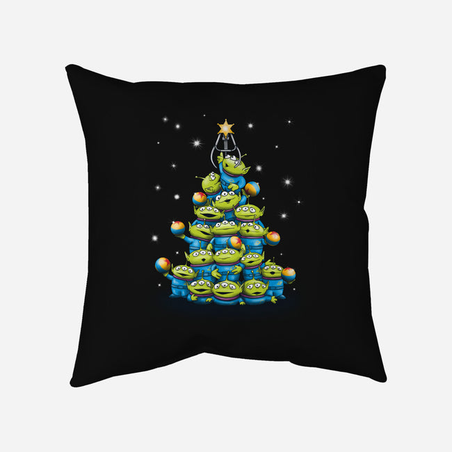 Ohh The Claw-mas Tree-None-Removable Cover w Insert-Throw Pillow-NMdesign