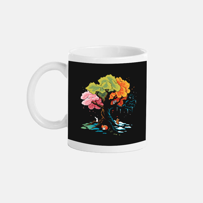 Season Tree-None-Mug-Drinkware-Vallina84