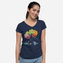 Season Tree-Womens-V-Neck-Tee-Vallina84