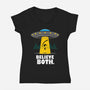 Believe Both-Womens-V-Neck-Tee-Boggs Nicolas