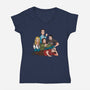 The Paddy's Club-Womens-V-Neck-Tee-jasesa