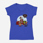 Merry Dinner-Womens-V-Neck-Tee-AndreusD