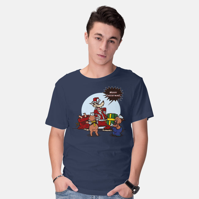 Merry Dinner-Mens-Basic-Tee-AndreusD