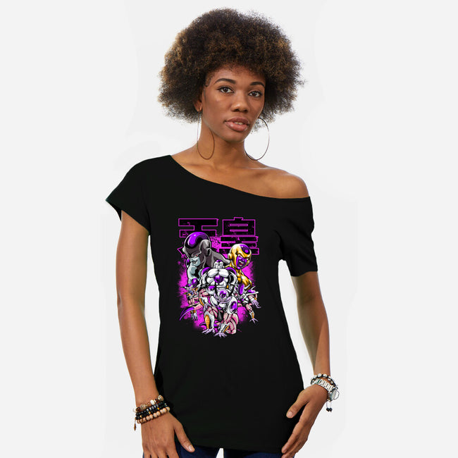 The Return Of Evil-Womens-Off Shoulder-Tee-Diego Oliver