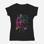 ArtCane-Womens-V-Neck-Tee-kharmazero