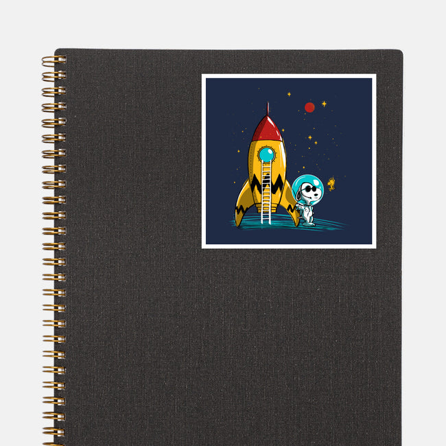 Space Explorer-None-Glossy-Sticker-kharmazero