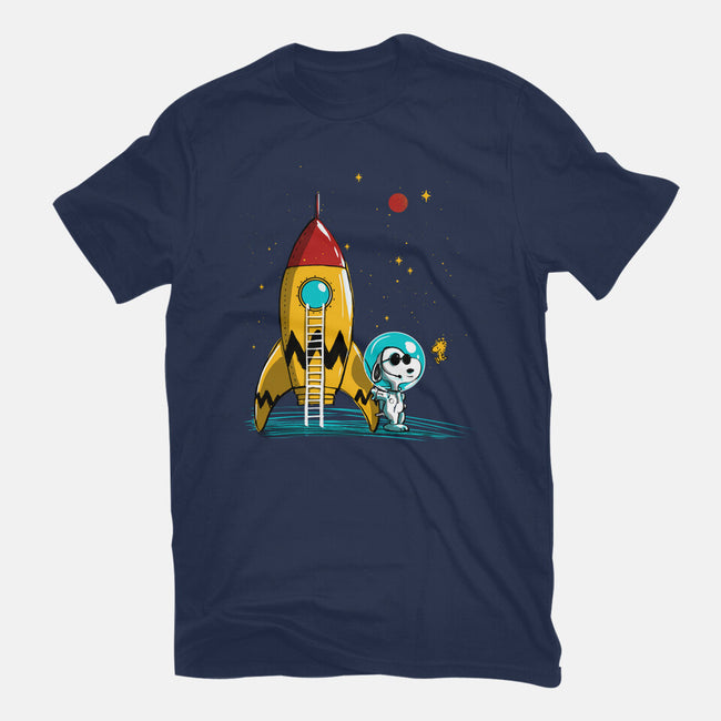 Space Explorer-Womens-Fitted-Tee-kharmazero