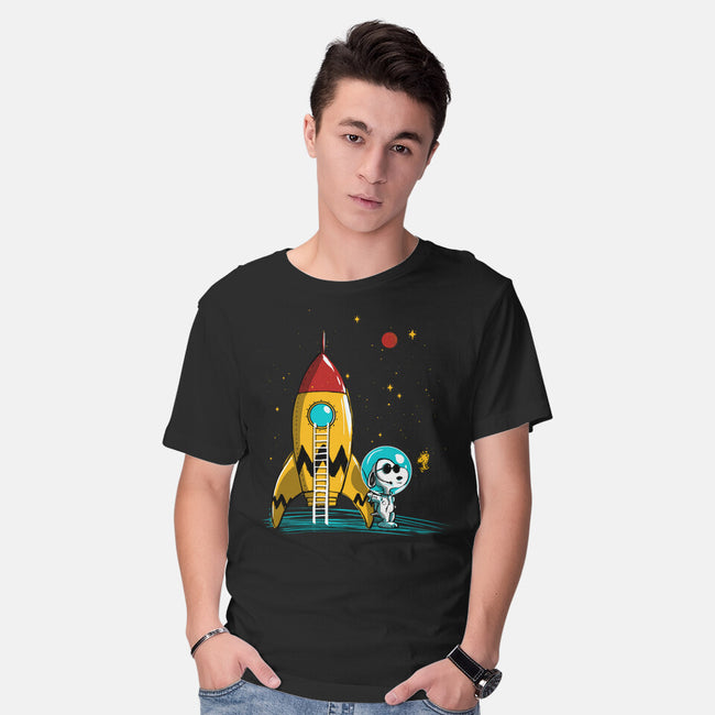 Space Explorer-Mens-Basic-Tee-kharmazero