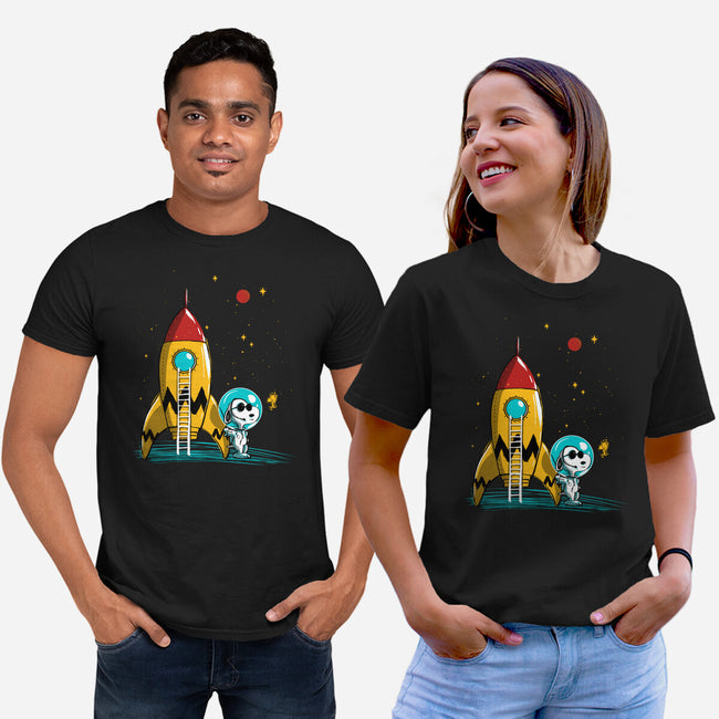 Space Explorer-Unisex-Basic-Tee-kharmazero