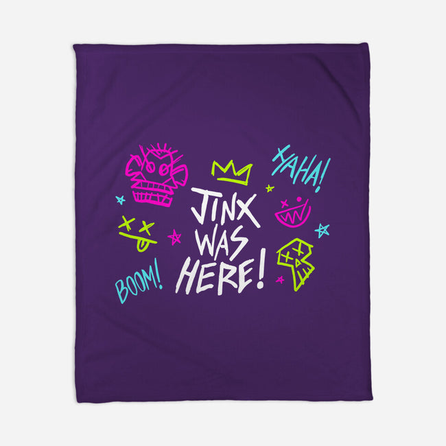 Jinx Doodles-None-Fleece-Blanket-Mushita