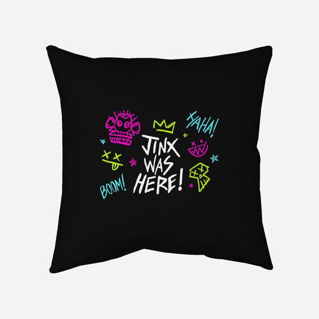 Jinx Doodles-None-Removable Cover w Insert-Throw Pillow-Mushita