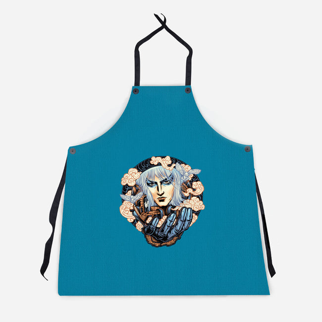 Goblin Gaze-Unisex-Kitchen-Apron-glitchygorilla