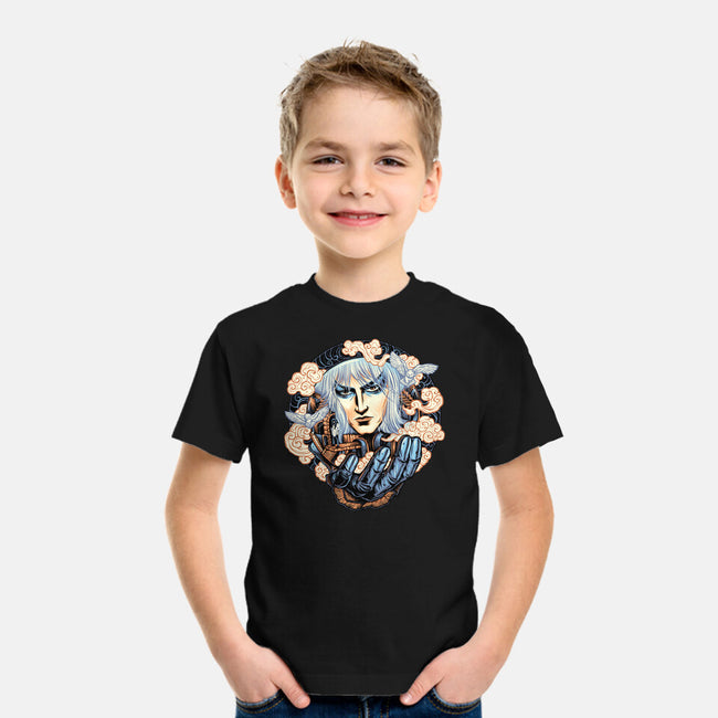 Goblin Gaze-Youth-Basic-Tee-glitchygorilla