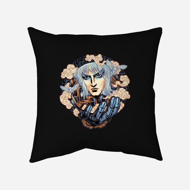 Goblin Gaze-None-Removable Cover w Insert-Throw Pillow-glitchygorilla