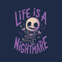 Life Is A Nightmare-None-Adjustable Tote-Bag-Arigatees