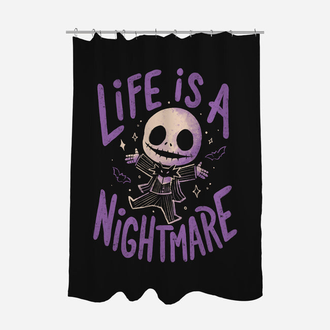 Life Is A Nightmare-None-Polyester-Shower Curtain-Arigatees