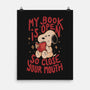 My Book Is Open-None-Matte-Poster-Arigatees