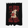 My Book Is Open-None-Polyester-Shower Curtain-Arigatees