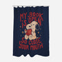 My Book Is Open-None-Polyester-Shower Curtain-Arigatees