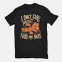 I Only Care About Food And Naps-Womens-Basic-Tee-Arigatees