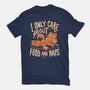 I Only Care About Food And Naps-Mens-Basic-Tee-Arigatees