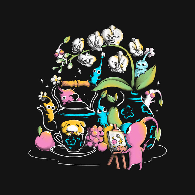 Tiny Artists-Womens-Fitted-Tee-eduely